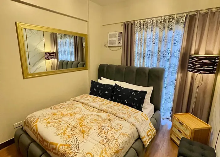 Family W/ Centralized Ac Nr Ayala Mall Feliz Apartment *